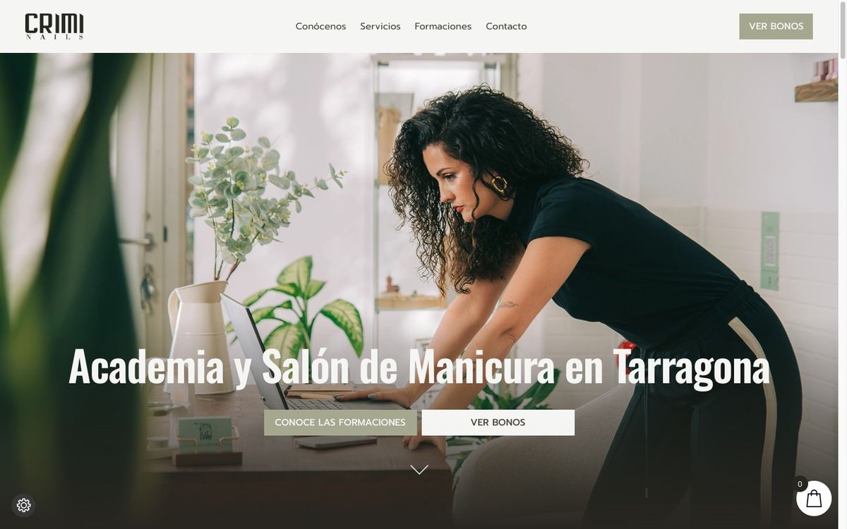 Web de Criminails hecha por TuIAgencia